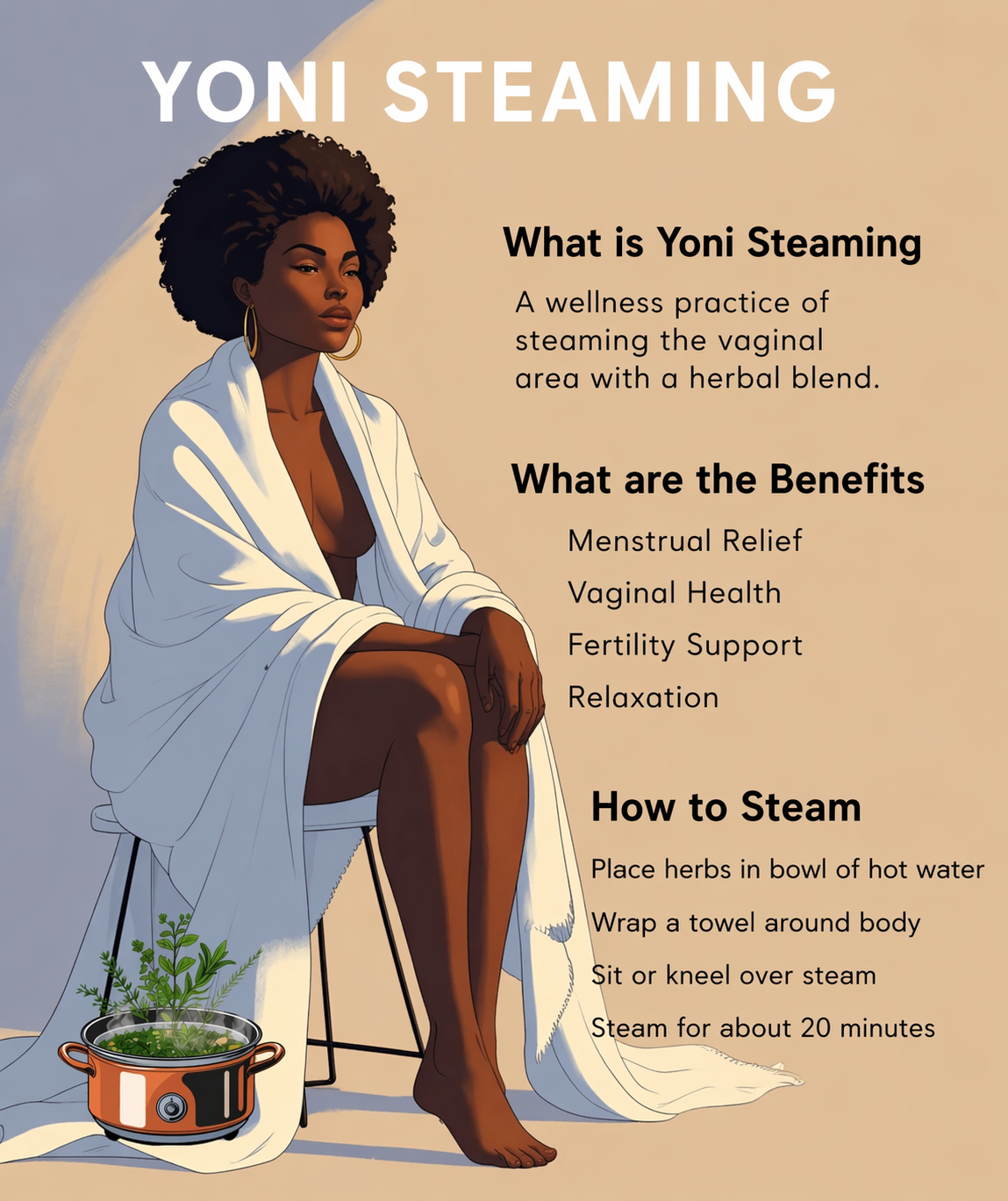 Yoni Steam Seat + Balance & Restore Herbal Steam Bundle