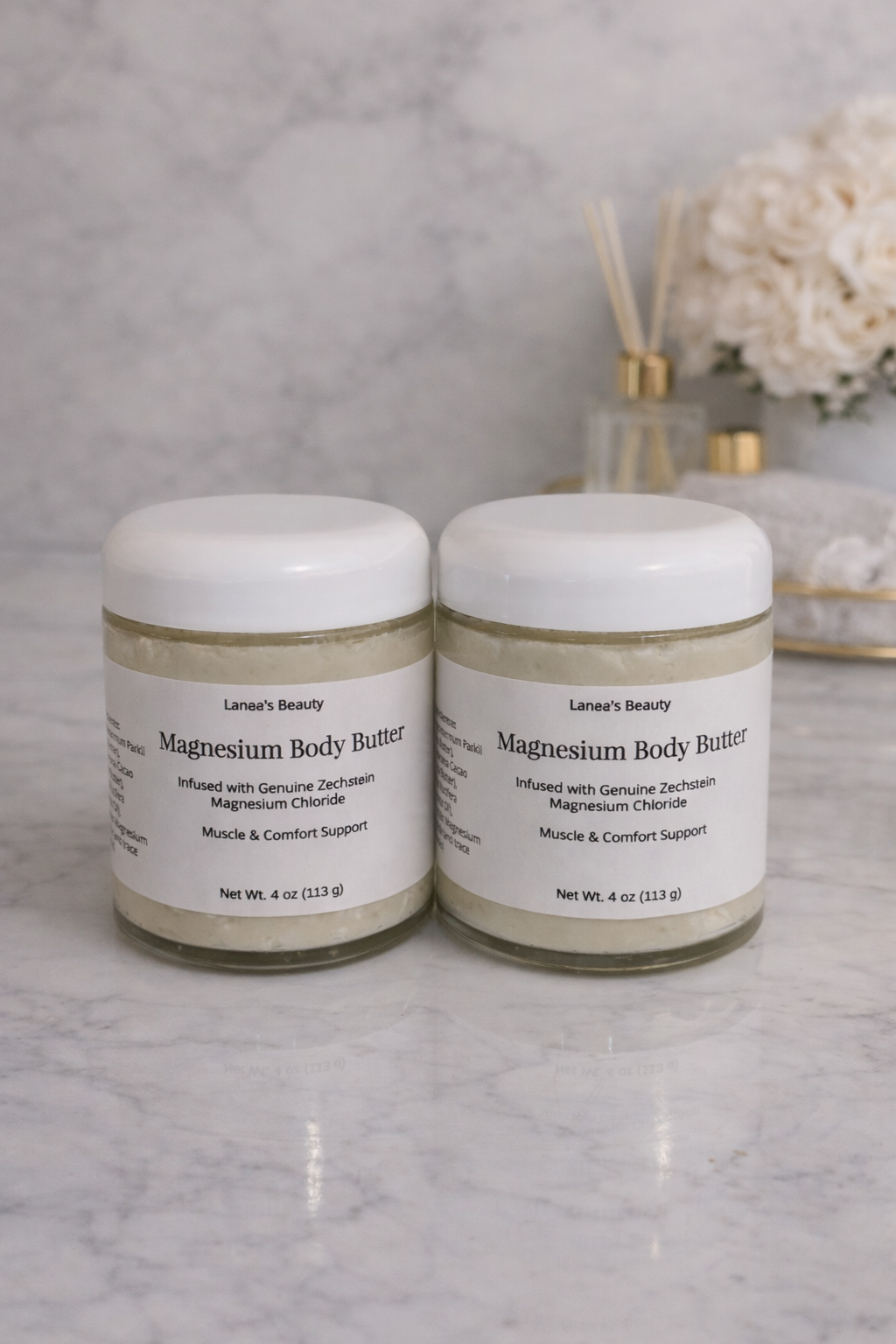 Magnesium Butter Infused with Pure Zechstein Magnesium Chloride